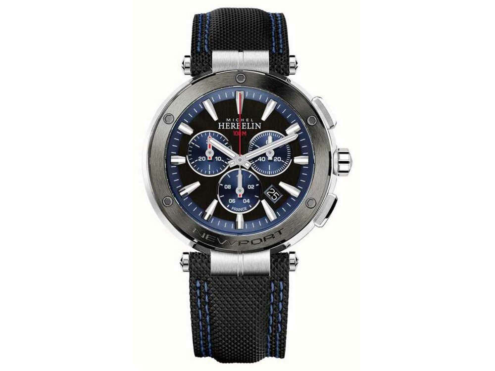 M.HERBELIN WATCHES MEN - M.HERBELIN CHR QUARTZ LEER | MICHEL HERBELIN