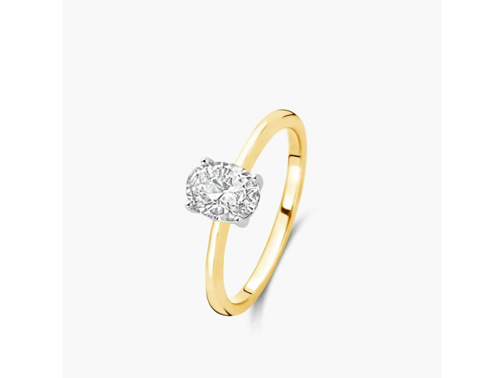 Lab Grown Diamond Solitair - 18kt Bicolor | Lab Grown Collection VS