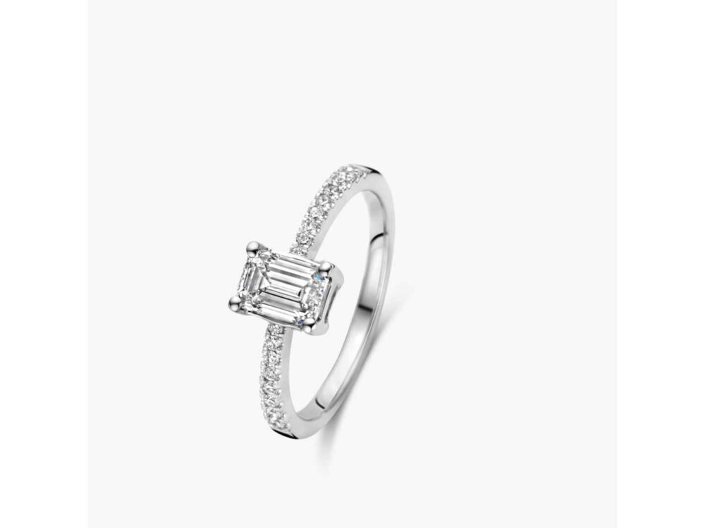 Lab Grown Diamond Solitair - 18kt Witgoud | Lab Grown Collection VS