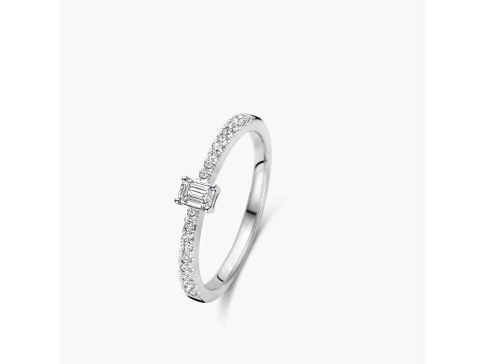 Lab Grown Diamond Solitair - 18kt Witgoud | Lab Grown Collection VS