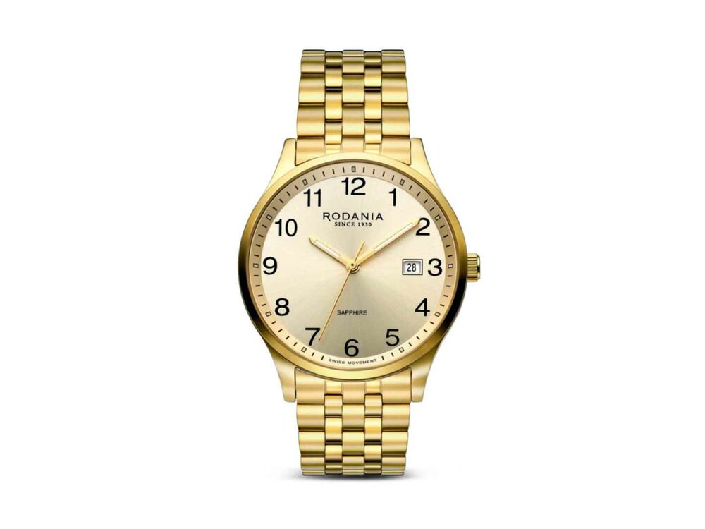 RODANIA SWISS MADE HEREN - PVD plaqué / Edelstaal | Rodania 1930 Swiss Made