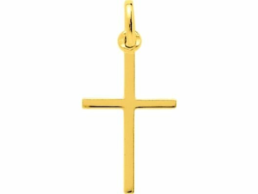 Hanger Kruisje - 18kt Geelgoud | COLLECTION VANSCHOENWINKEL