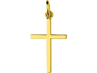 Hanger Kruisje - 18kt Geelgoud | COLLECTION VANSCHOENWINKEL