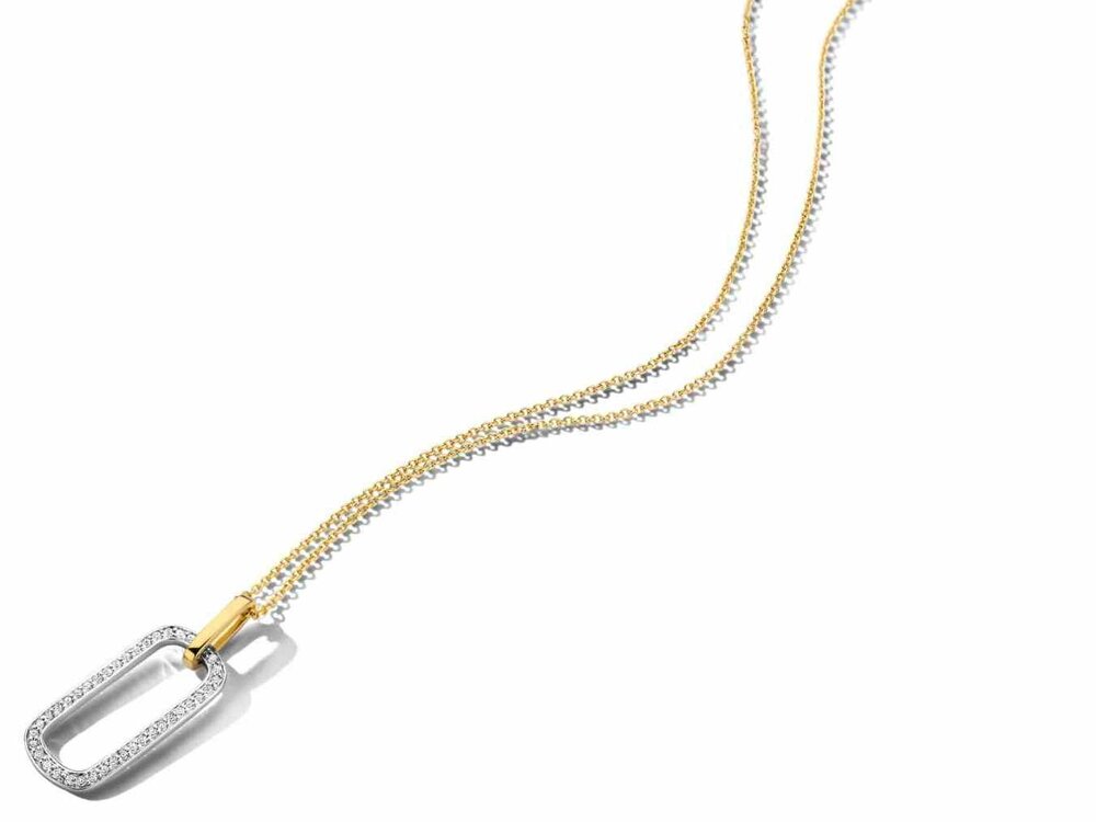 Hanger met Ketting - 18kt Geelgoud | COLLECTION VANSCHOENWINKEL