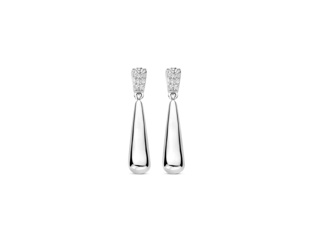 OORBEL AFHANGER ZIRCONIA - Naiomy (AG) Zilver