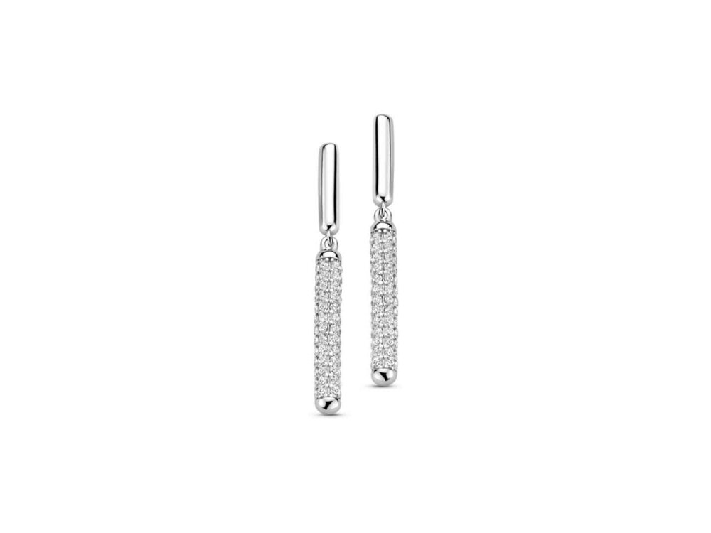 OORBEL AFHANGER ZIRCONIA - Naiomy (AG) Zilver