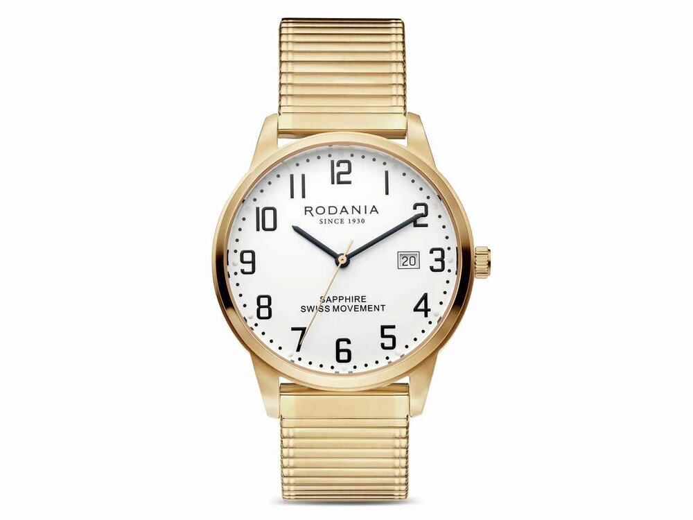 RODANIA SWISS MADE HEREN - Bicolor Staal-Plaqué / PVD | Rodania 1930 Swiss Made