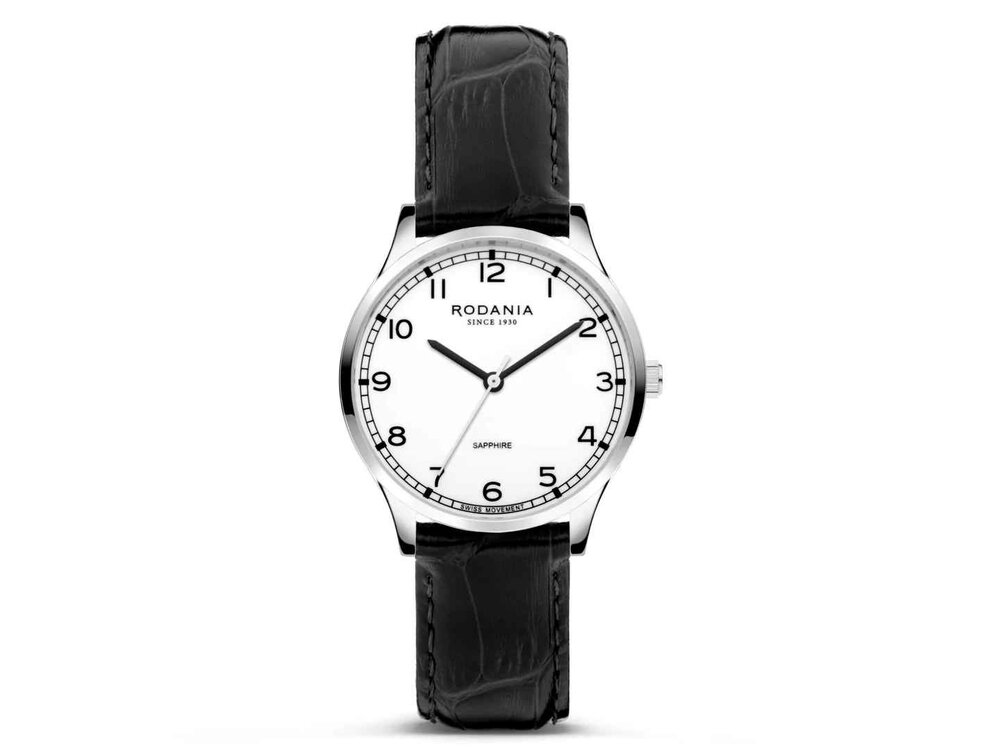 RODANIA SWISS MADE DAMES - Edelstaal+Leer | Rodania 1930 Swiss Made