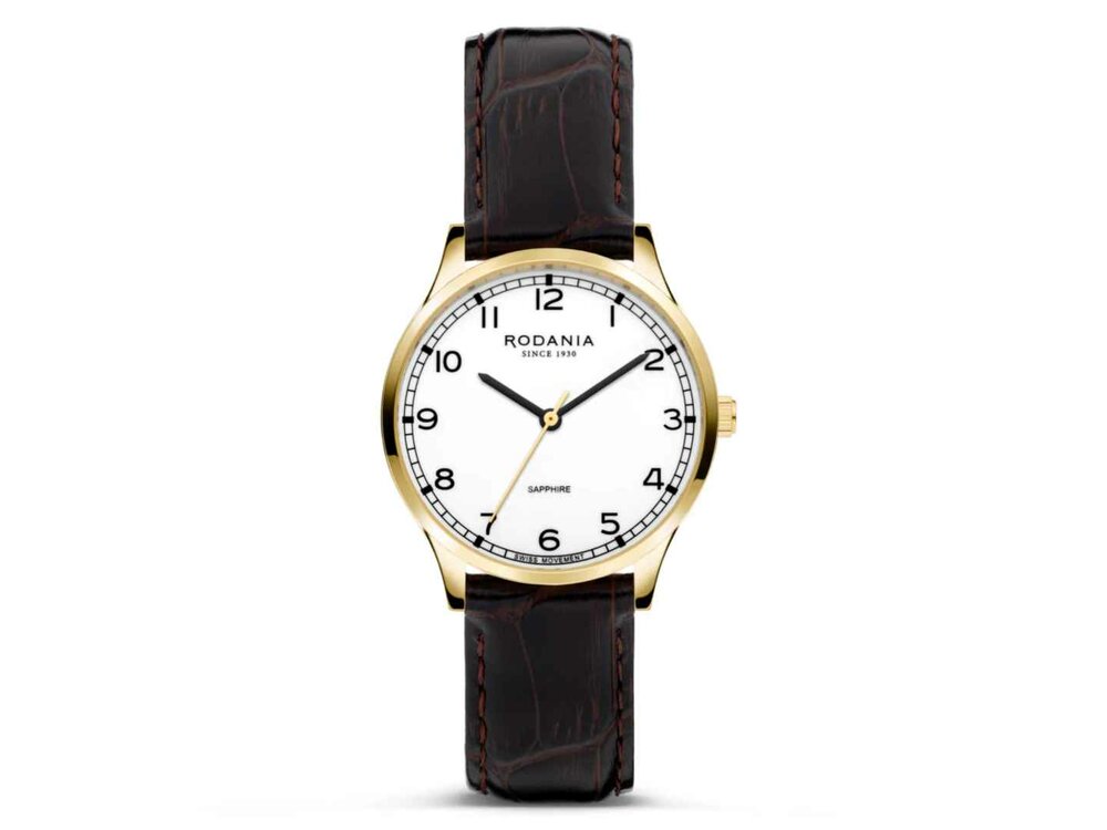 RODANIA SWISS MADE DAMES - Edelstaal+Leer | Rodania 1930 Swiss Made