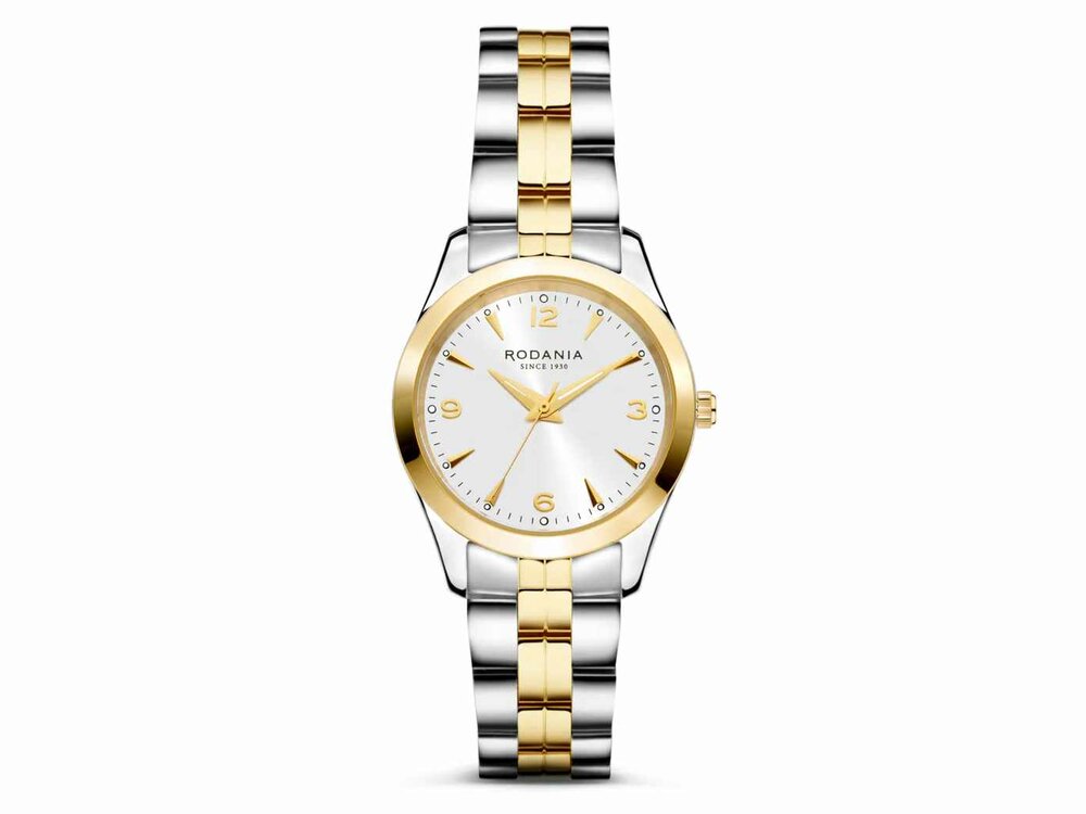 RODANIA SWISS MADE DAMES - Bicolor Staal-Plaqué / PVD | Rodania 1930 Swiss Made