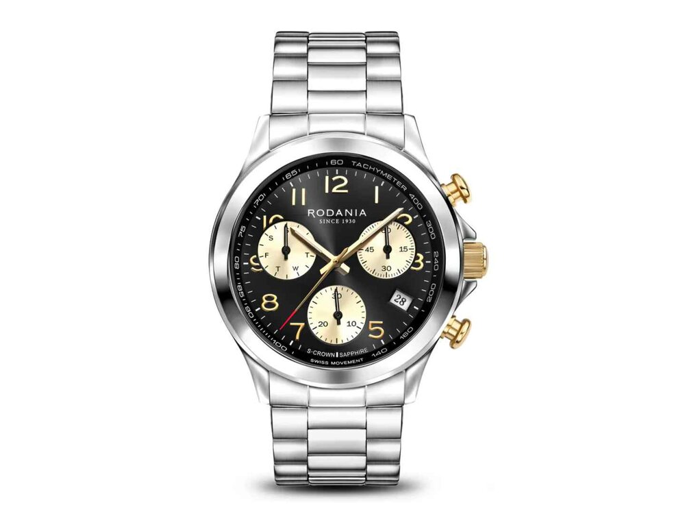 RODANIA SWISS MADE HEREN - PVD plaqué / Edelstaal | Rodania 1930 Swiss Made