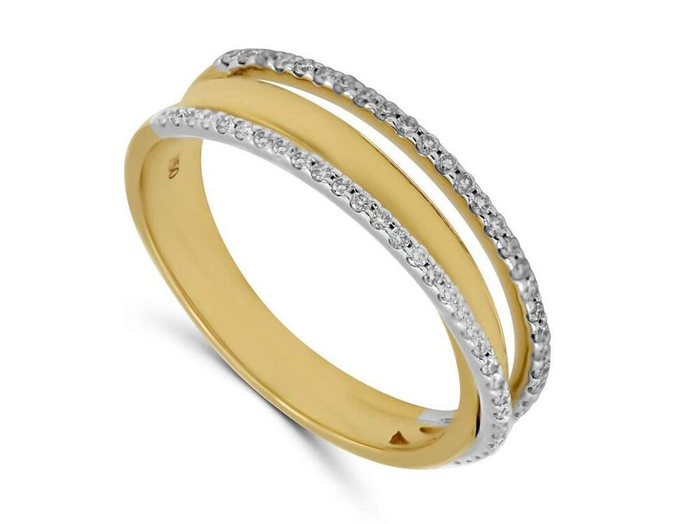 Ring briljant - 18kt Bicolor | COLLECTION VANSCHOENWINKEL