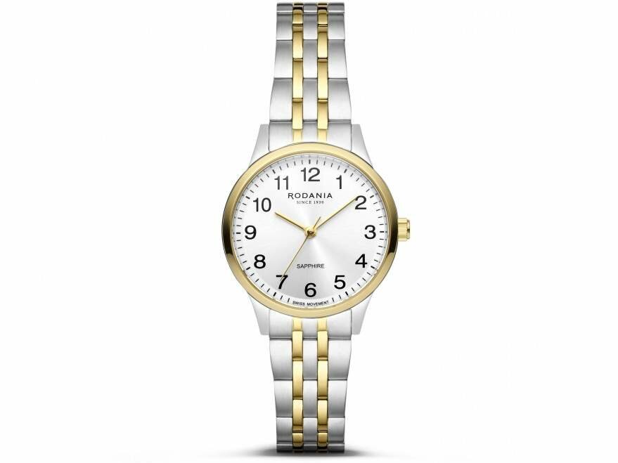 RODANIA SWISS MADE DAMES - Bicolor Staal-Plaqué / PVD | Rodania 1930 Swiss Made