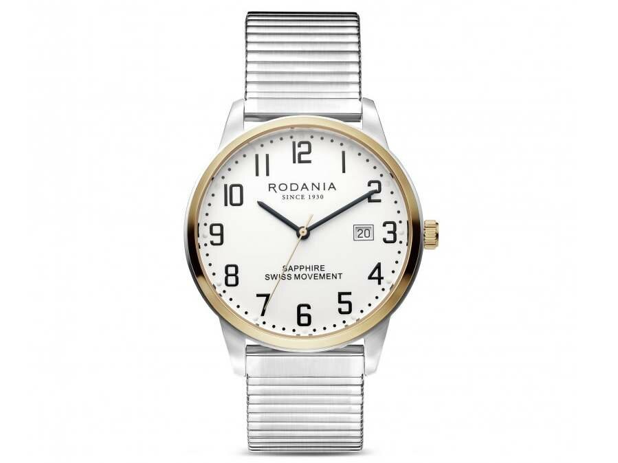 RODANIA SWISS MADE HEREN - Bicolor Staal-Plaqué / PVD | Rodania 1930 Swiss Made