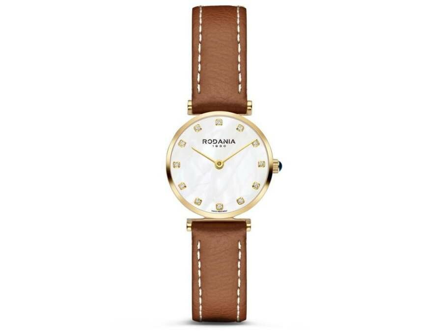 RODANIA SWISS MADE DAMES - Edelstaal+Leer | Rodania 1930 Swiss Made
