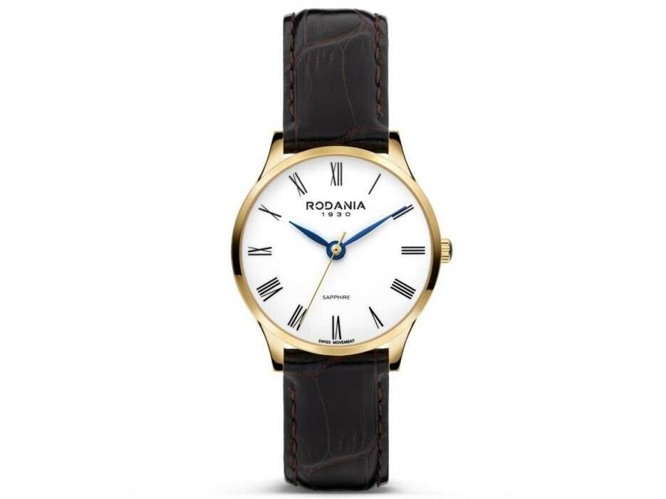 RODANIA SWISS MADE DAMES - Edelstaal+Leer | Rodania 1930 Swiss Made