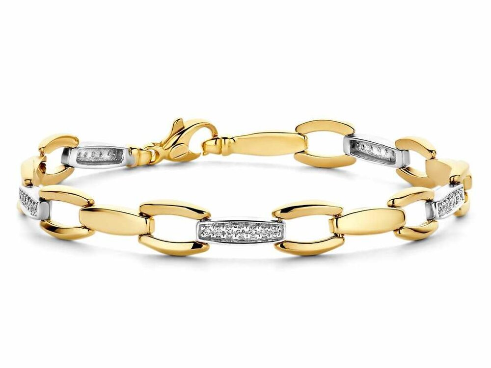 Armband Bicolor goud - 18kt Bicolor | FEMME ADOREE 18K