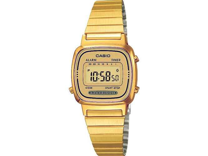CASIO DAMES - Metal-Resin-Chromé-messing