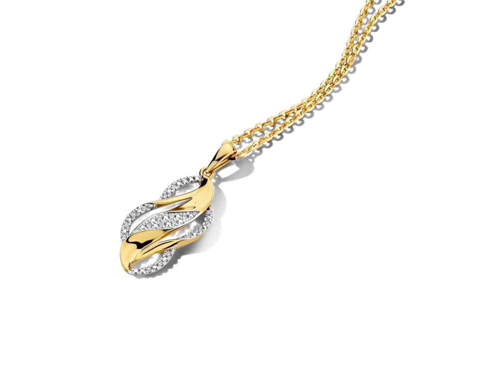 Hanger Briljant - 18kt Geelgoud | COLLECTION VANSCHOENWINKEL