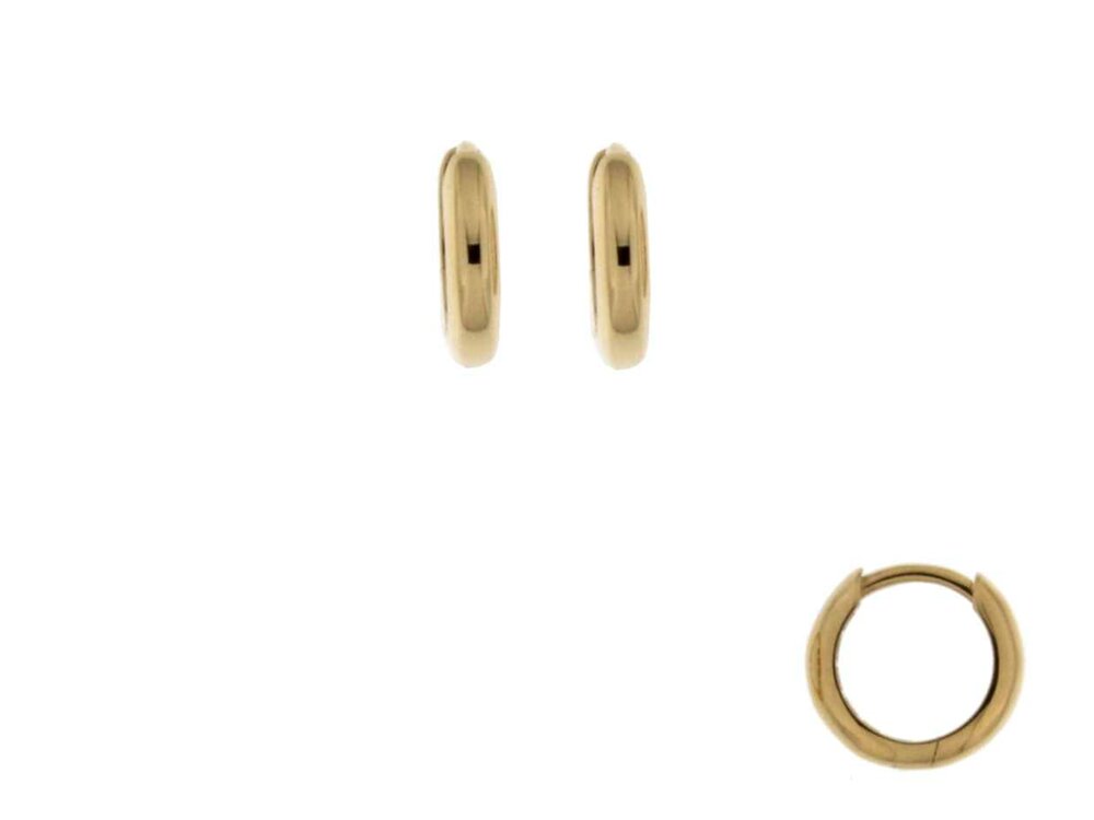 Oorbellen creolen - 18kt Geelgoud | COLLECTION VANSCHOENWINKEL
