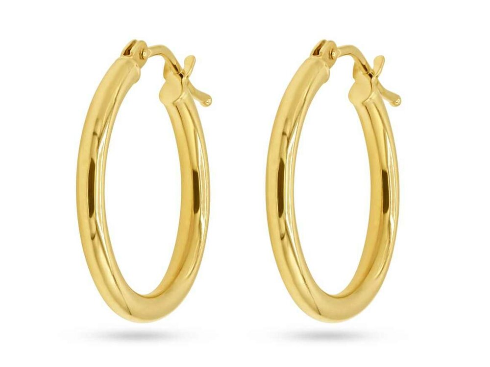 Oorbellen creolen - 18kt Geelgoud | COLLECTION VANSCHOENWINKEL