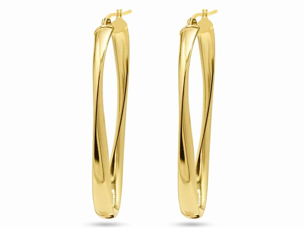 Oorbellen creolen - 18kt Geelgoud | COLLECTION VANSCHOENWINKEL