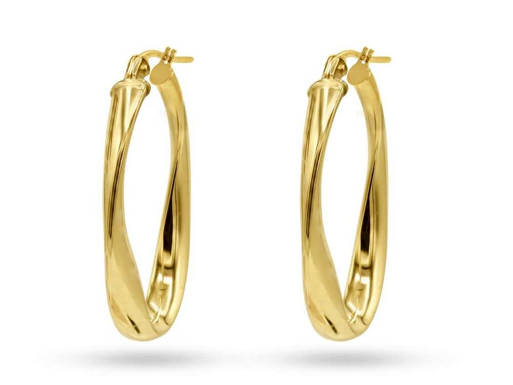 Oorbellen creolen - 18kt Geelgoud | COLLECTION VANSCHOENWINKEL