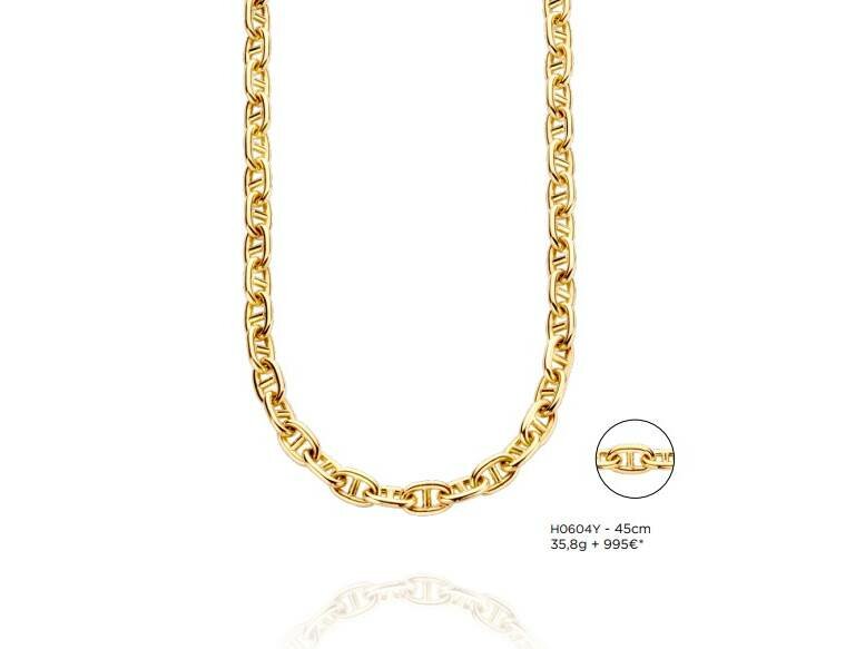 Heren Ketting/Collier - 18kt Bicolor | COLLECTION VANSCHOENWINKEL