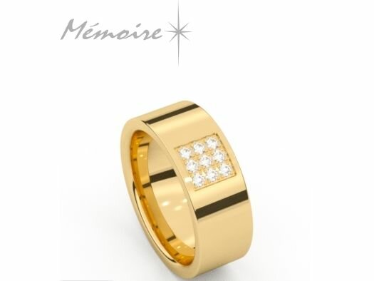 Mémoire Trouwring - 18kt Geelgoud | Mémoire Ring