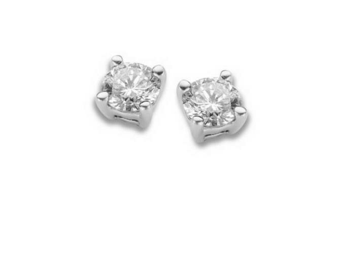 Oorbellen briljant - 18kt Witgoud | COLLECTION VANSCHOENWINKEL
