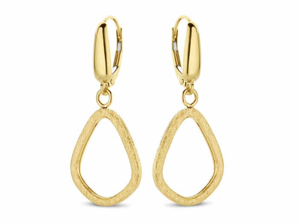 Oorbellen afhangers - 18kt Geelgoud | COLLECTION VANSCHOENWINKEL