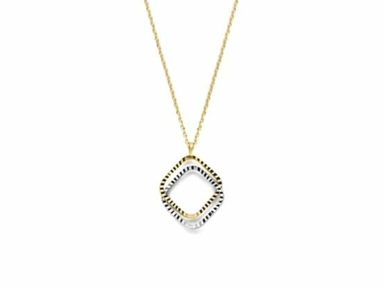 Hanger met Ketting - 18kt Bicolor | COLLECTION VANSCHOENWINKEL