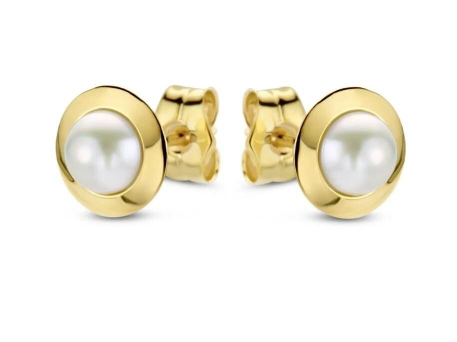 Oorbellen parels - 18kt Geelgoud | COLLECTION VANSCHOENWINKEL
