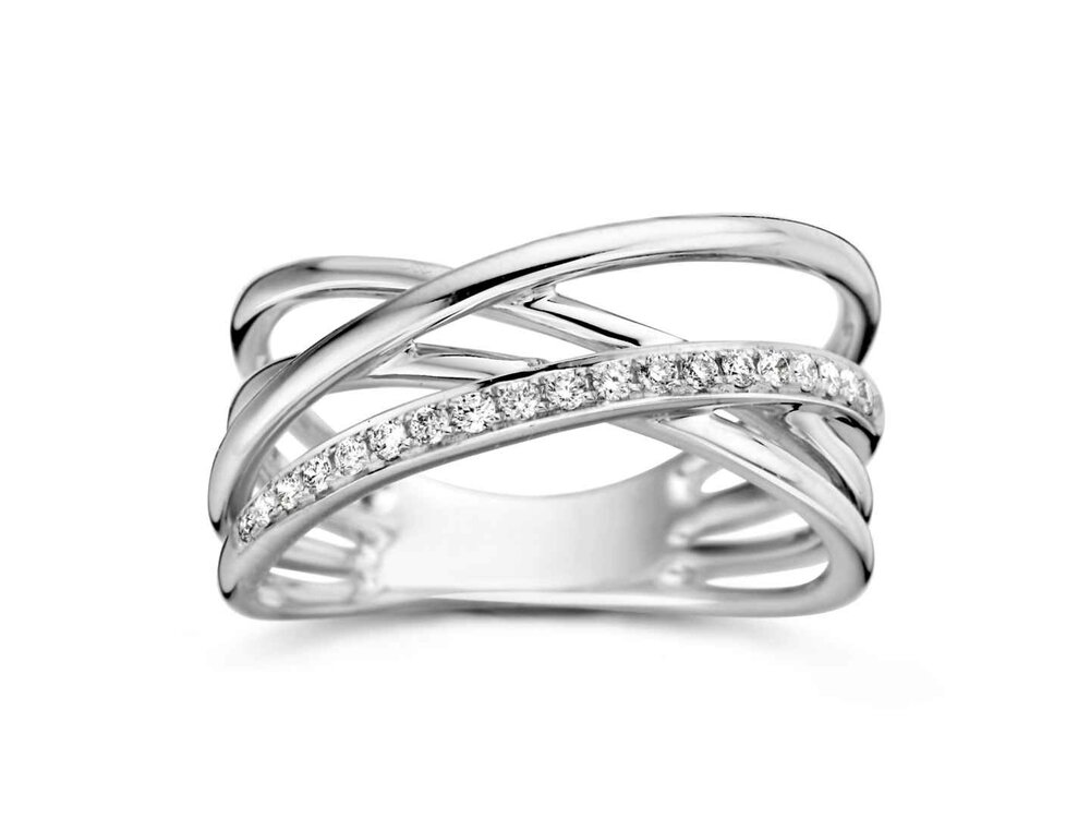 Ring briljant - 18kt Witgoud | DULCI NEA JEWELS