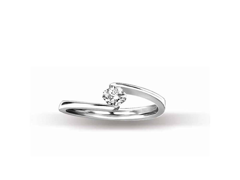 RING FLANDERS BRILJANT - 18kt Witgoud | The flanders collection