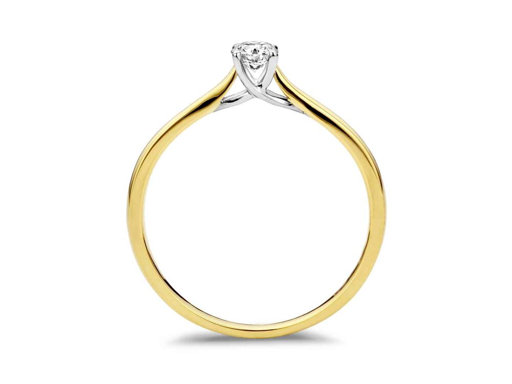Ring Solitaire briljant - DULCI NEA 18K | COLLECTION VANSCHOENWINKEL