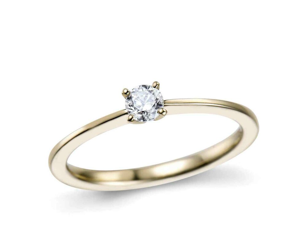 Ring Solitaire briljant - 18kt Bicolor | COLLECTION VANSCHOENWINKEL
