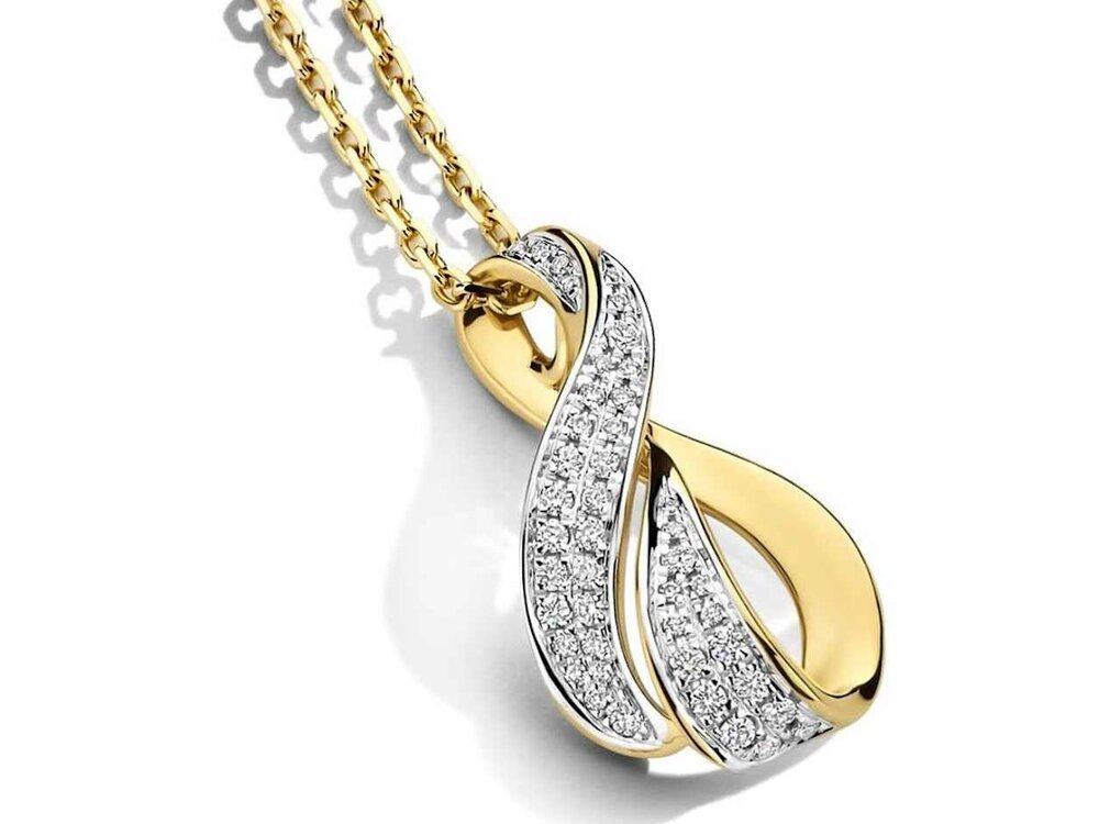 Hanger Briljant - 18kt Geelgoud | COLLECTION VANSCHOENWINKEL