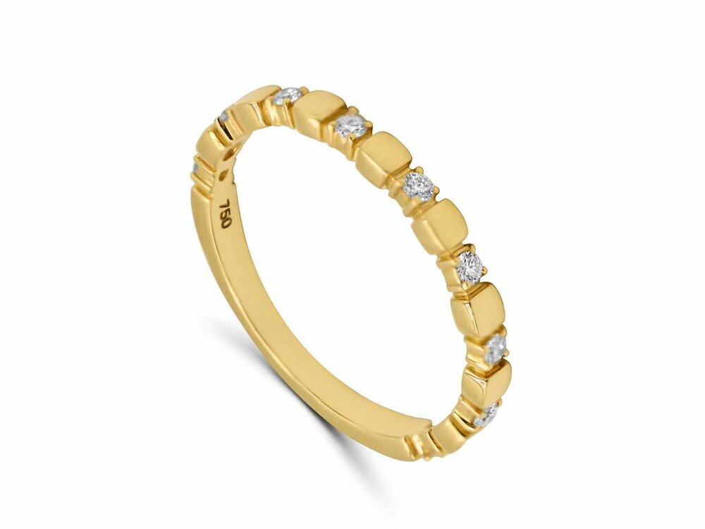 Ring briljant - 18kt Geelgoud | FEMME ADOREE 18K