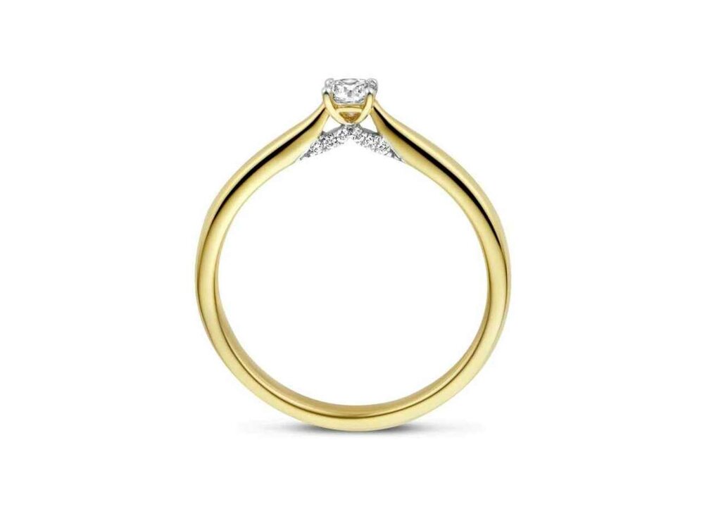 Ring Solitaire briljant - DULCI NEA 18K | COLLECTION VANSCHOENWINKEL