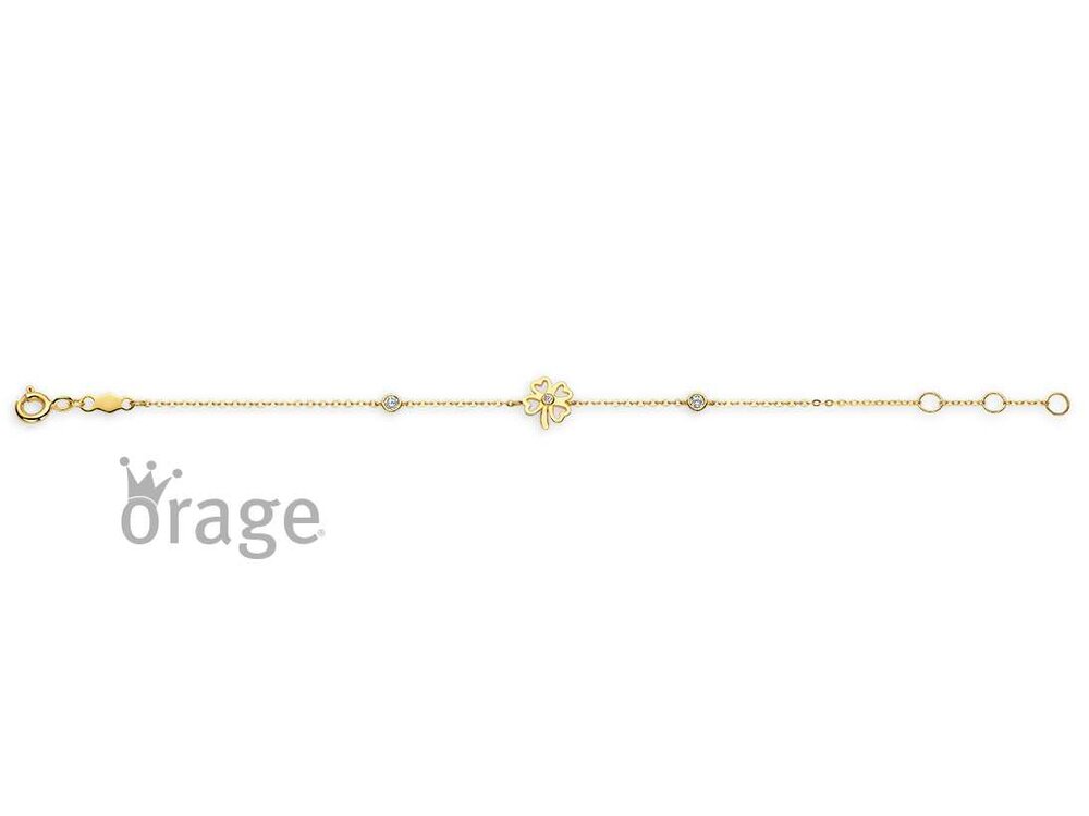 ARMBAND FANTASIE - 9kt Geelgoud | (Ag) Orage Zilver