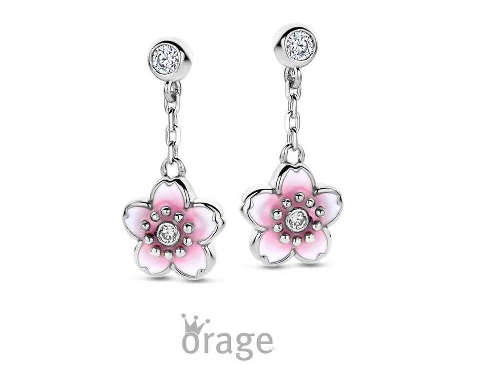 Oorbellen kinder afhanger - Orage Kids Silver | (Ag) Orage Zilver