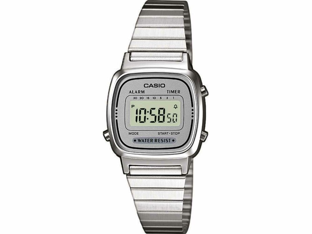 CASIO DAMES - Metal Stainless steel back