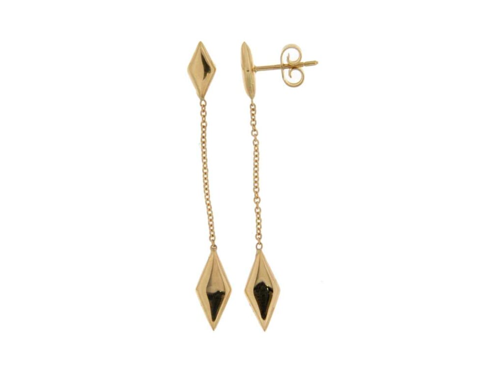 Oorbellen afhangers - 18kt Geelgoud | COLLECTION VANSCHOENWINKEL