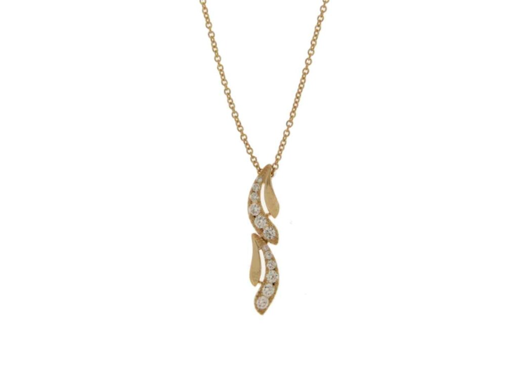 Hanger met Ketting - 18kt Geelgoud | COLLECTION VANSCHOENWINKEL