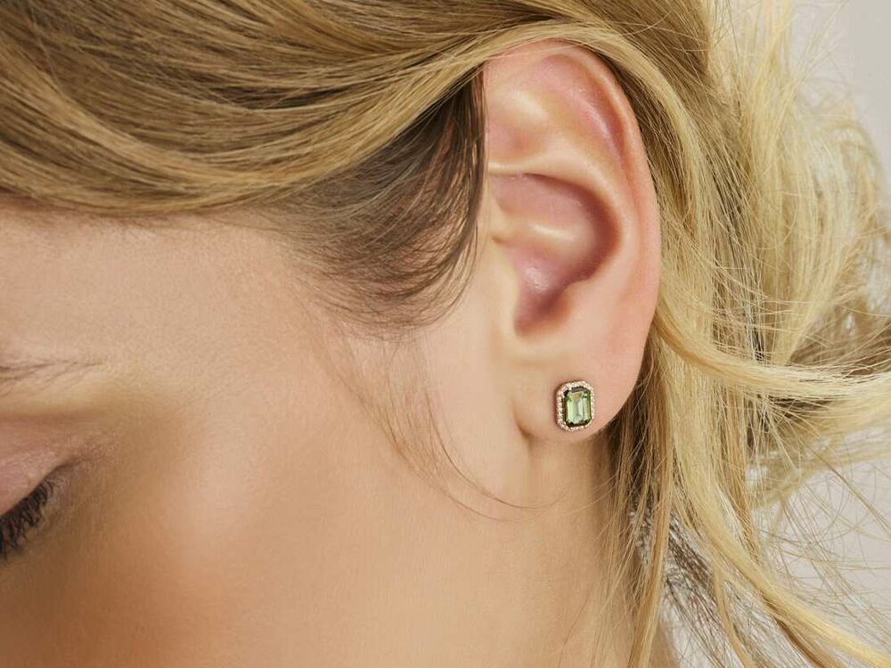 Oorbellen briljant - 18kt Geelgoud | COLLECTION VANSCHOENWINKEL