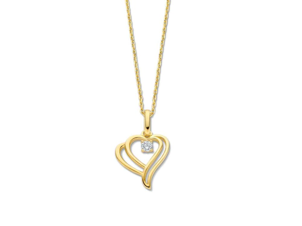 KETTING MET HANGER - Naiomy (AG) Zilver