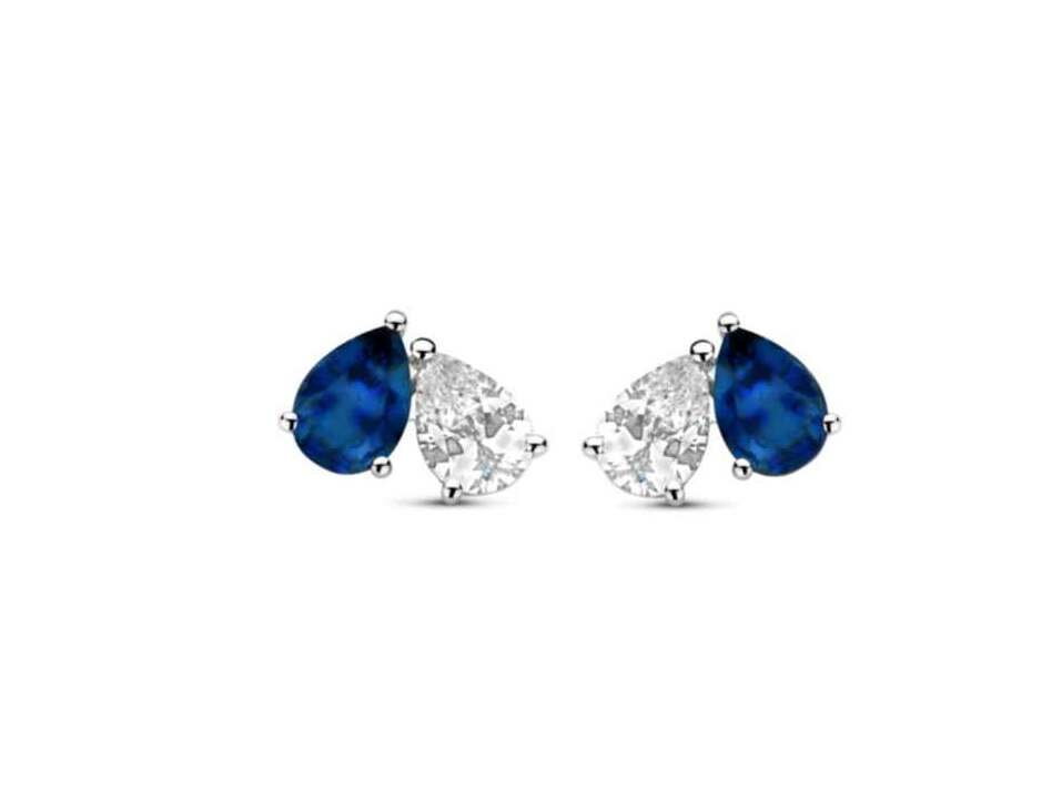 Oorbellen zirconia - Naiomy (AG) Zilver