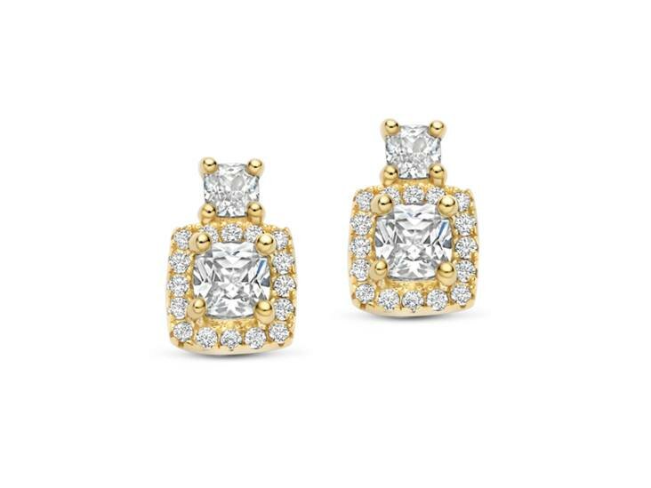 Oorbellen zirconia - Naiomy (AG) Zilver