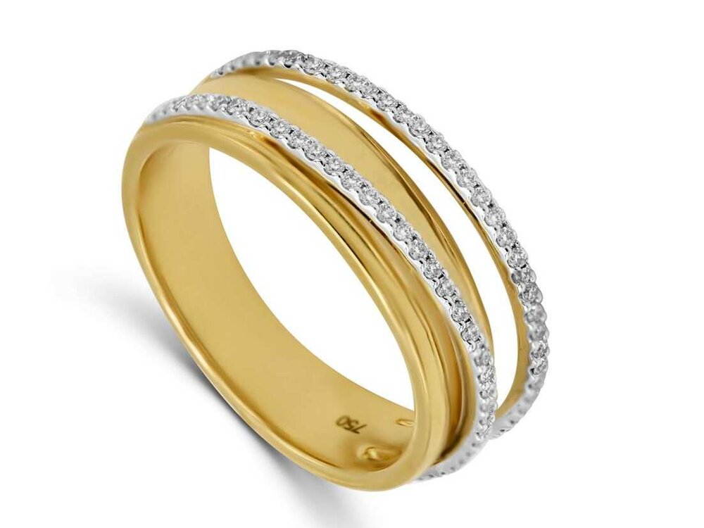 Ring briljant - 18kt Bicolor | COLLECTION VANSCHOENWINKEL